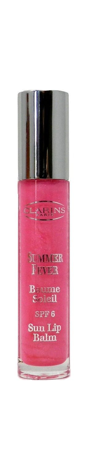 Clarins Summer Fever SPF 6 Sun Lip Balm 01 Bikini Pink 0.17 Ounces