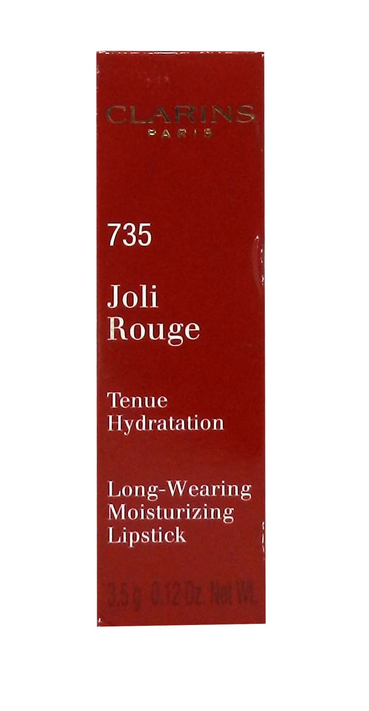 Clarins Joli Rouge Moisturizing Long-Wearing Lipstick 735 Baby Pink 0.1 Ounce