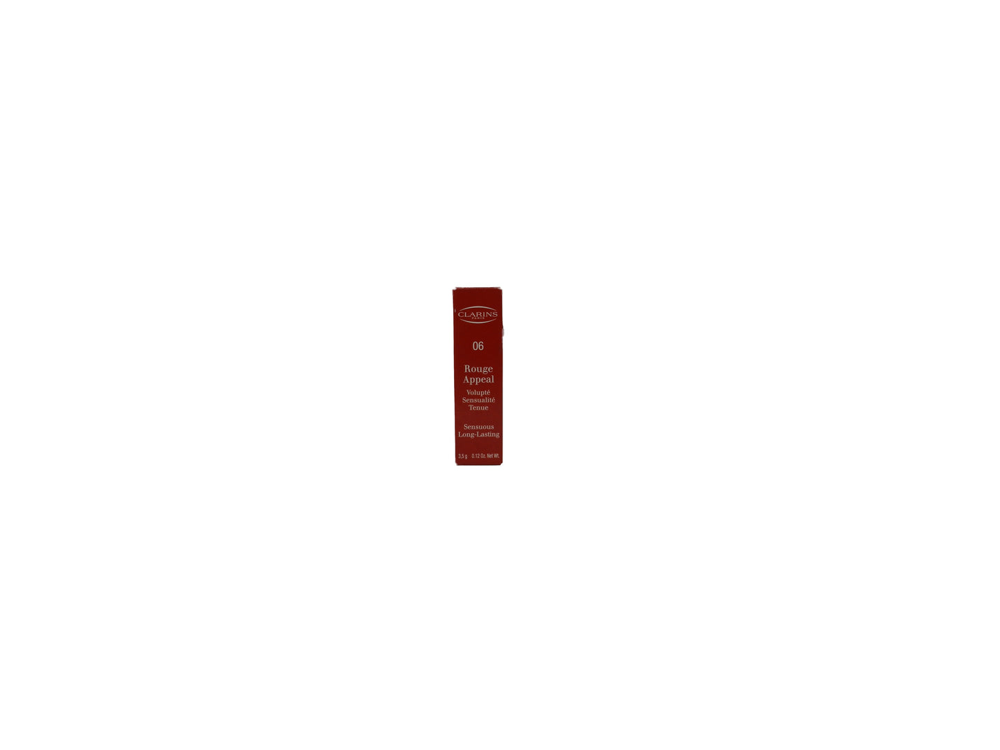 Clarins Rouge Appeal Sensuous Long-Lasting Lipstick 06 Russet 0.12 Ounces