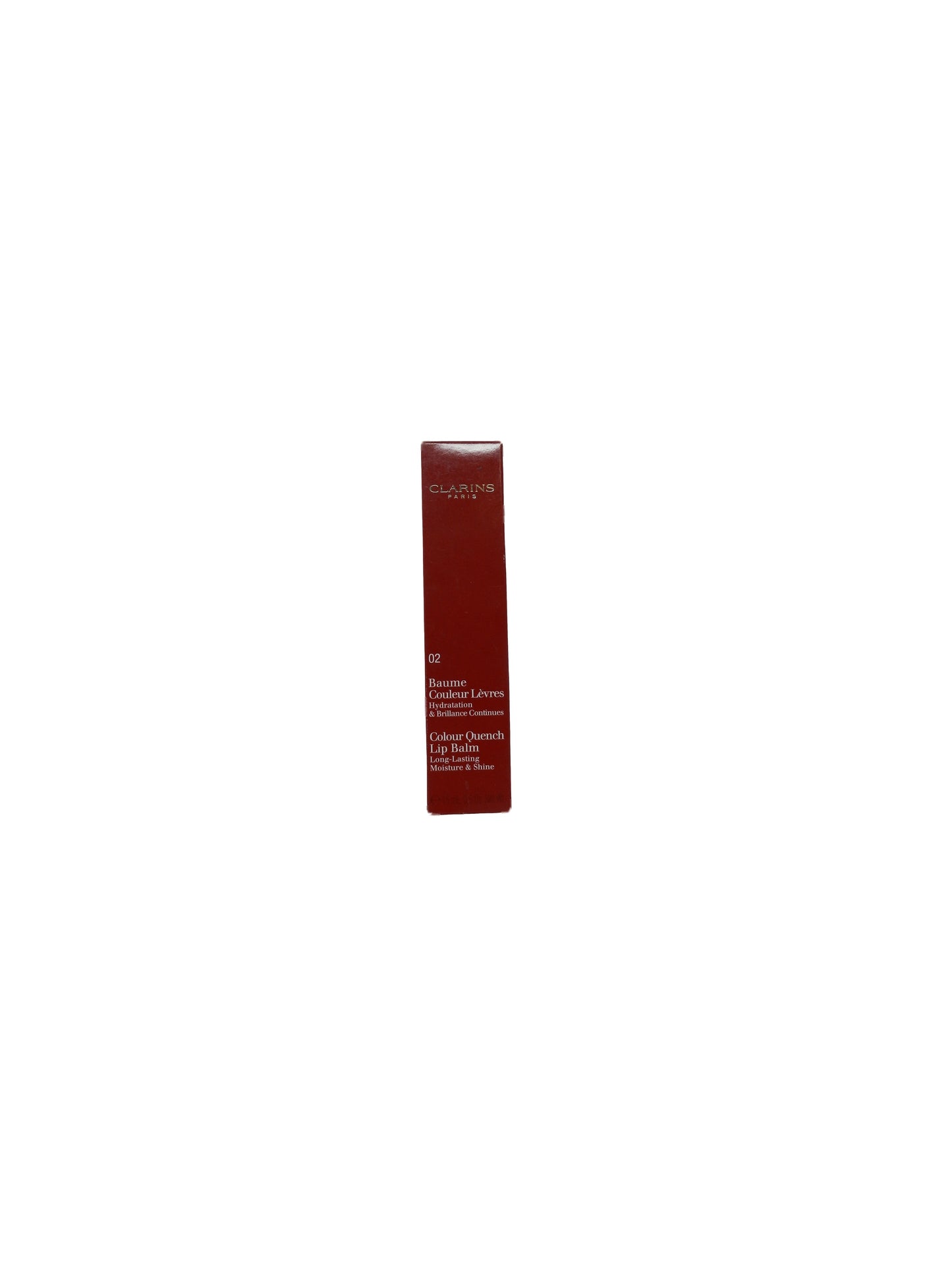 Clarins Color Quench Long-Lasting Lip Balm 02 Peach Nectar 0.46 Ounces