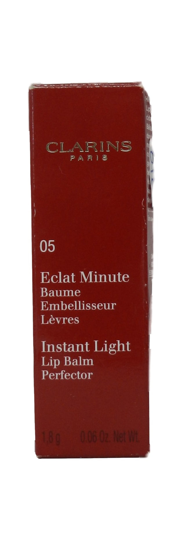 Clarins Instant Light Lip Balm Perfector 05 Red 0.06 Ounces