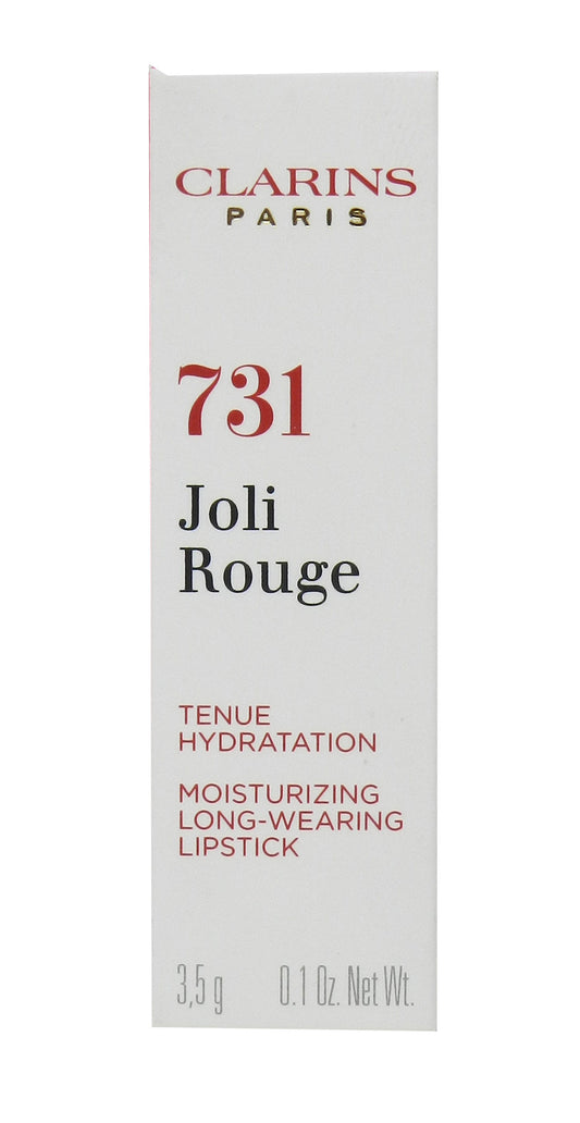 Clarins Joli Rouge Moisturizing Long-Wearing Lipstick 731 Rose Berry 0.1 Ounce