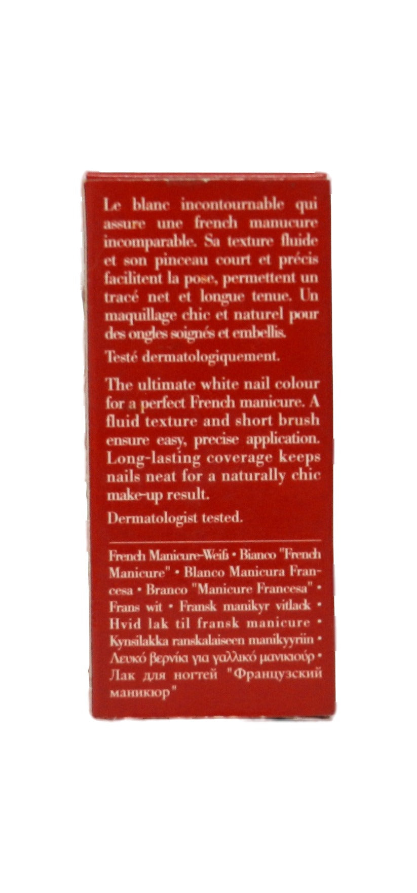 Clarins Nail Colour 00 French White 0.33 Ounces