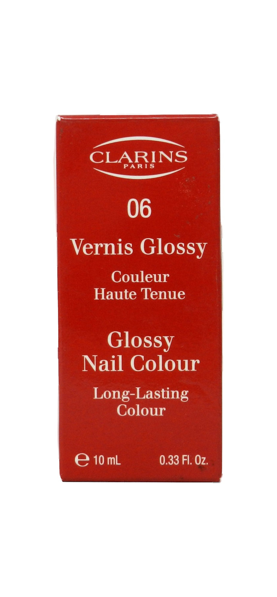 Clarins Long-Lasting Glossy Nail Colour 06 Deep Plum 0.33 Ounces