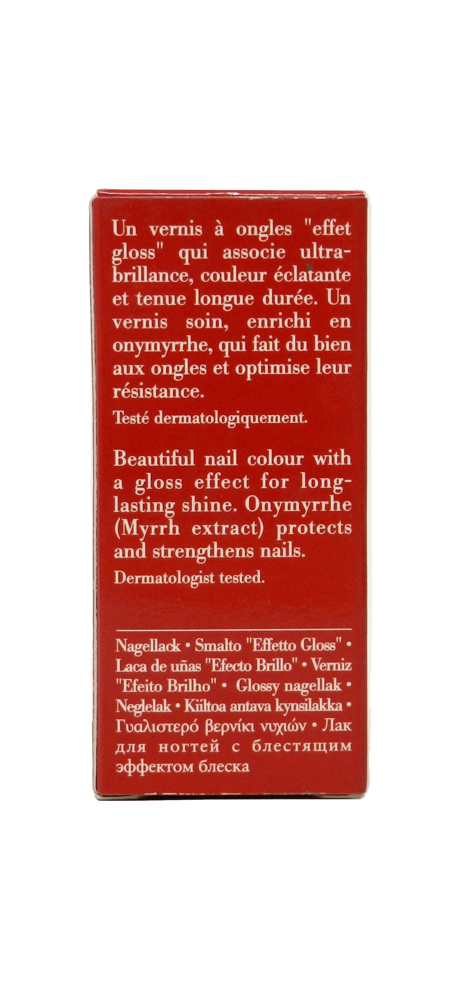 Clarins Long-Lasting Glossy Nail Colour 06 Deep Plum 0.33 Ounces