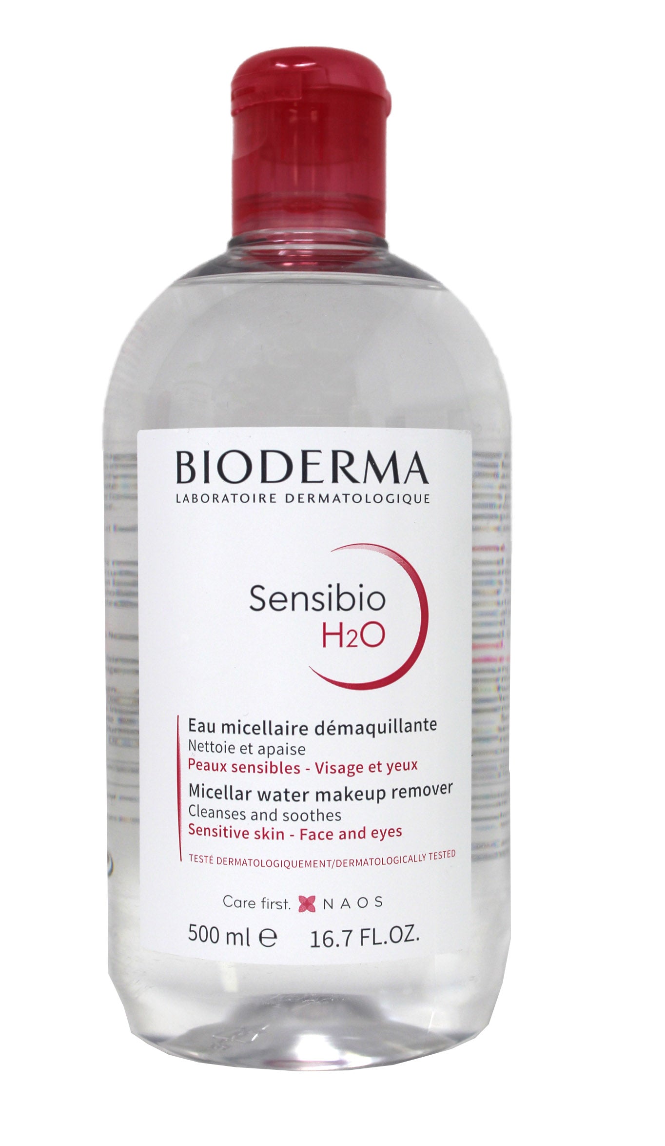 Bioderma Sensibio H2O Makeup Removing Micellar Solution 16.7 Ounce