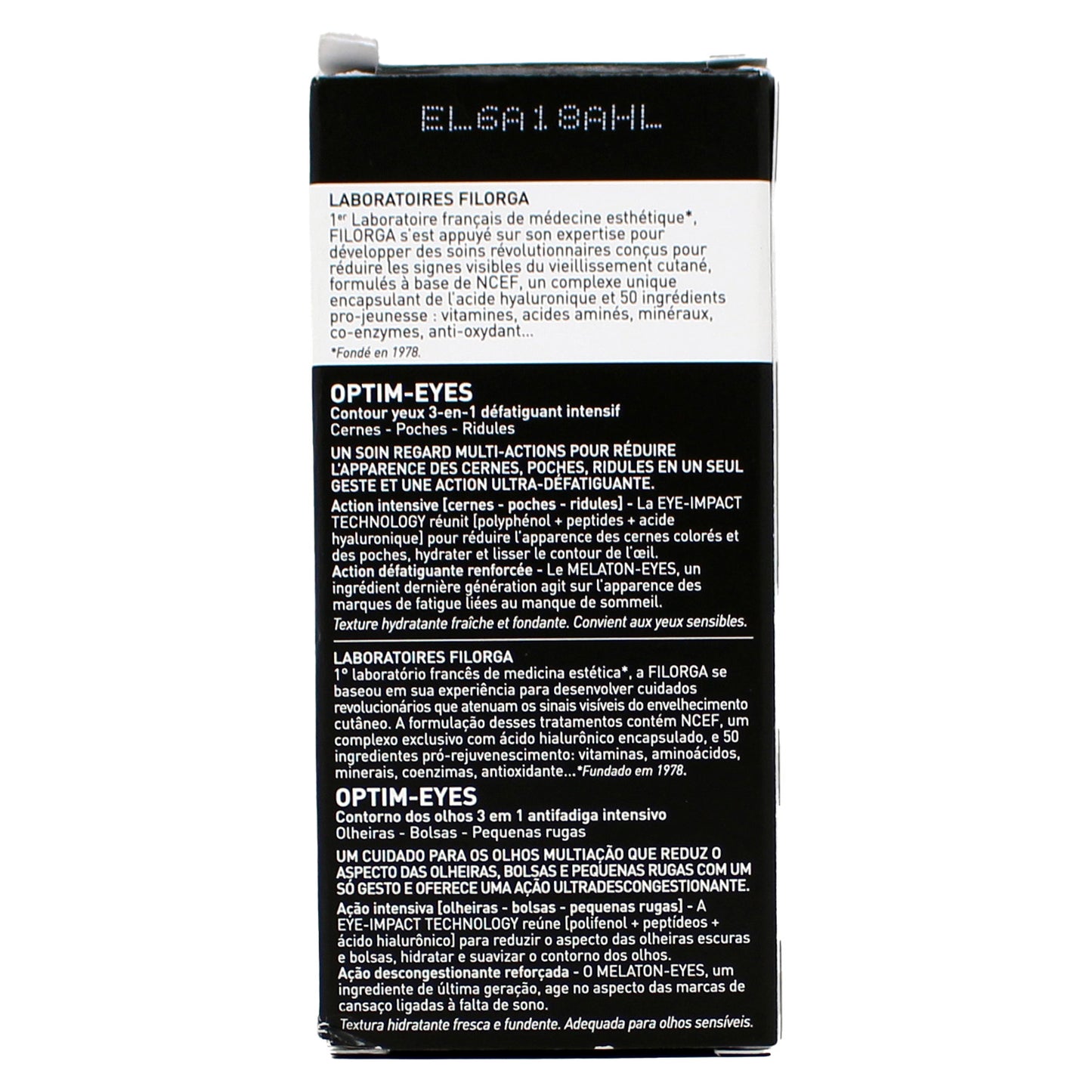 Filorga Optim-Eyes Intensive Revitalizing 3-In-1 Eye Contour Cream 0.5 Ounces
