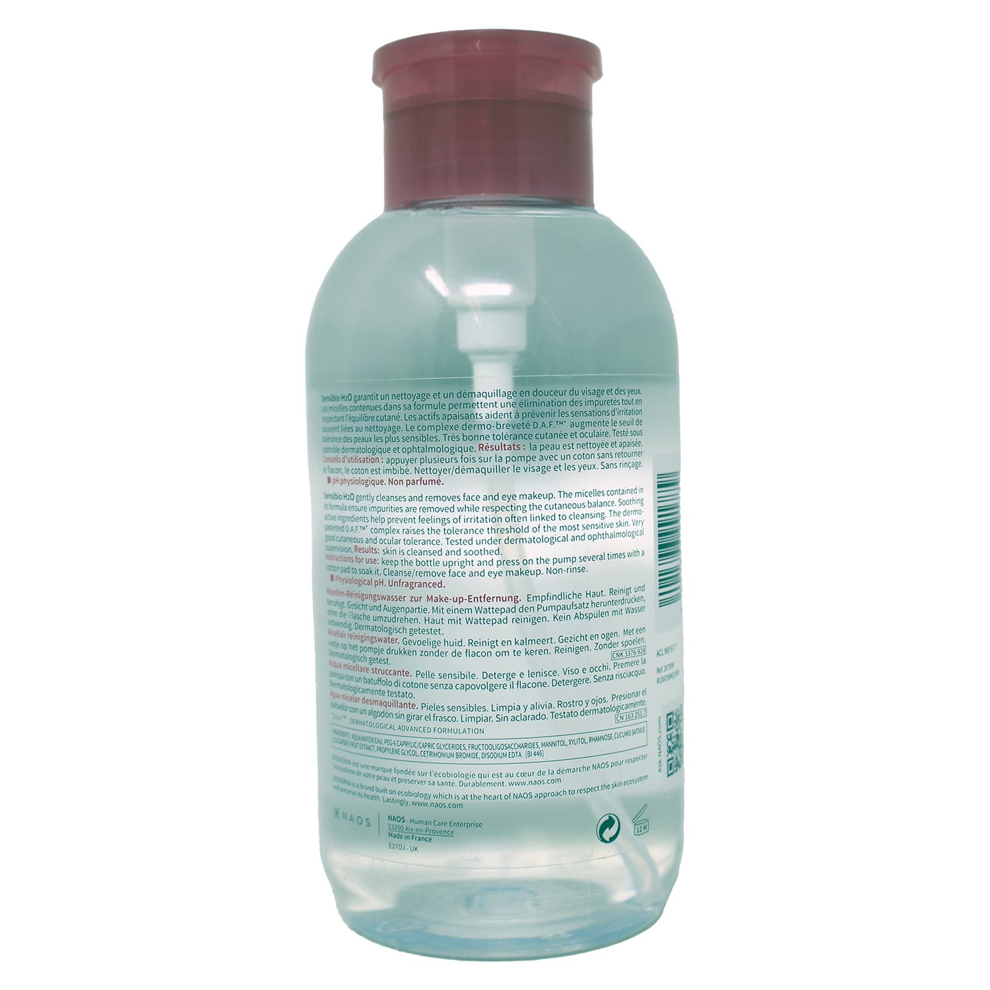 Bioderma Sensibio H2O Micellar Water - For Sensitive Skin 16.90 fluid Ounces