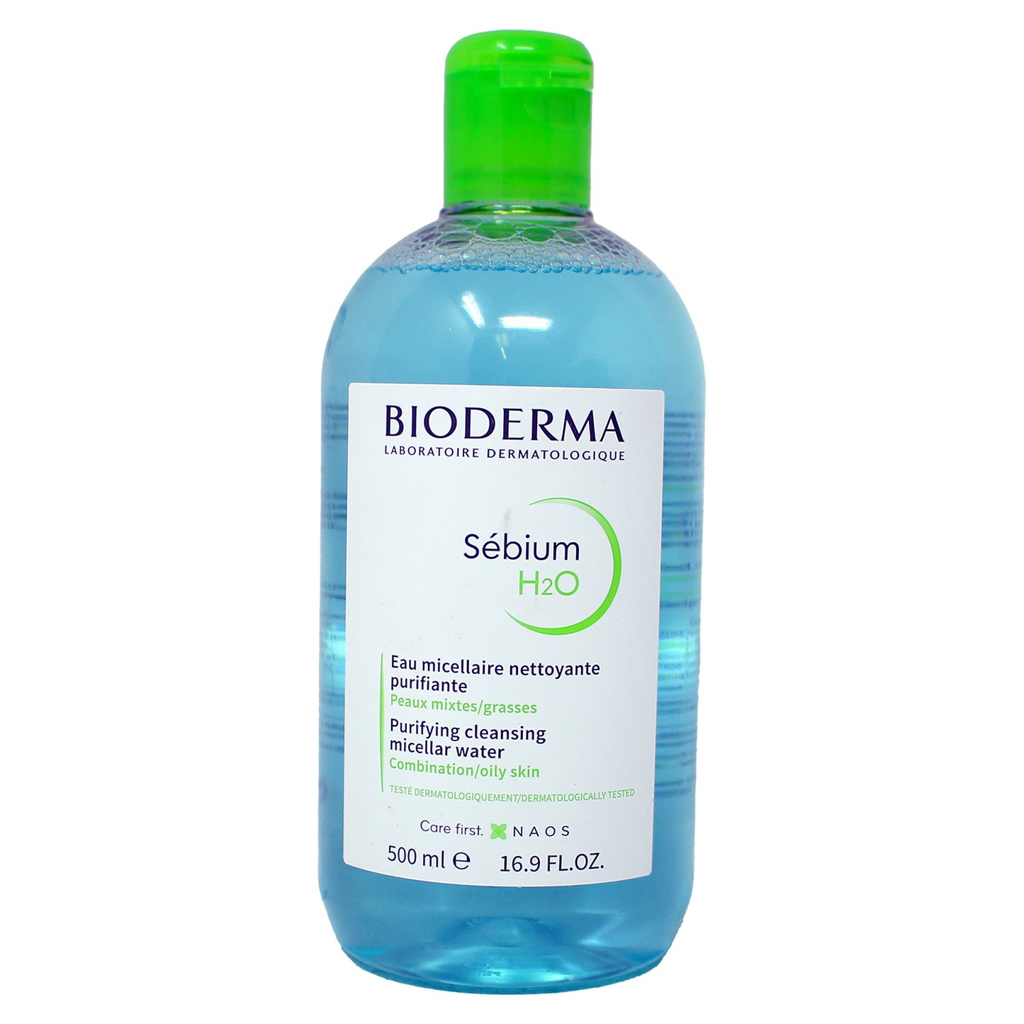 Bioderma Sebium H20 Purifying Cleansing Micellar Water For Combination/Oily Skin 16.9 Fl Ounce