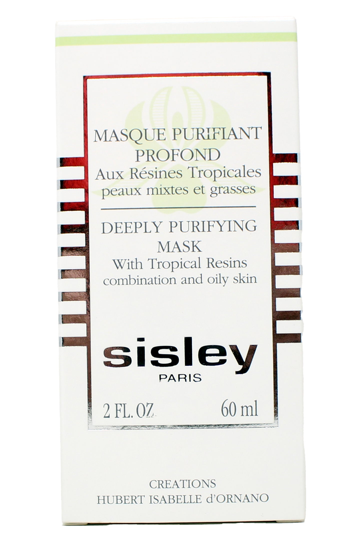 Sisley Deeply Purifying Mask With Tropical Resins Comb and Oily Skin 2 Fl Ounce