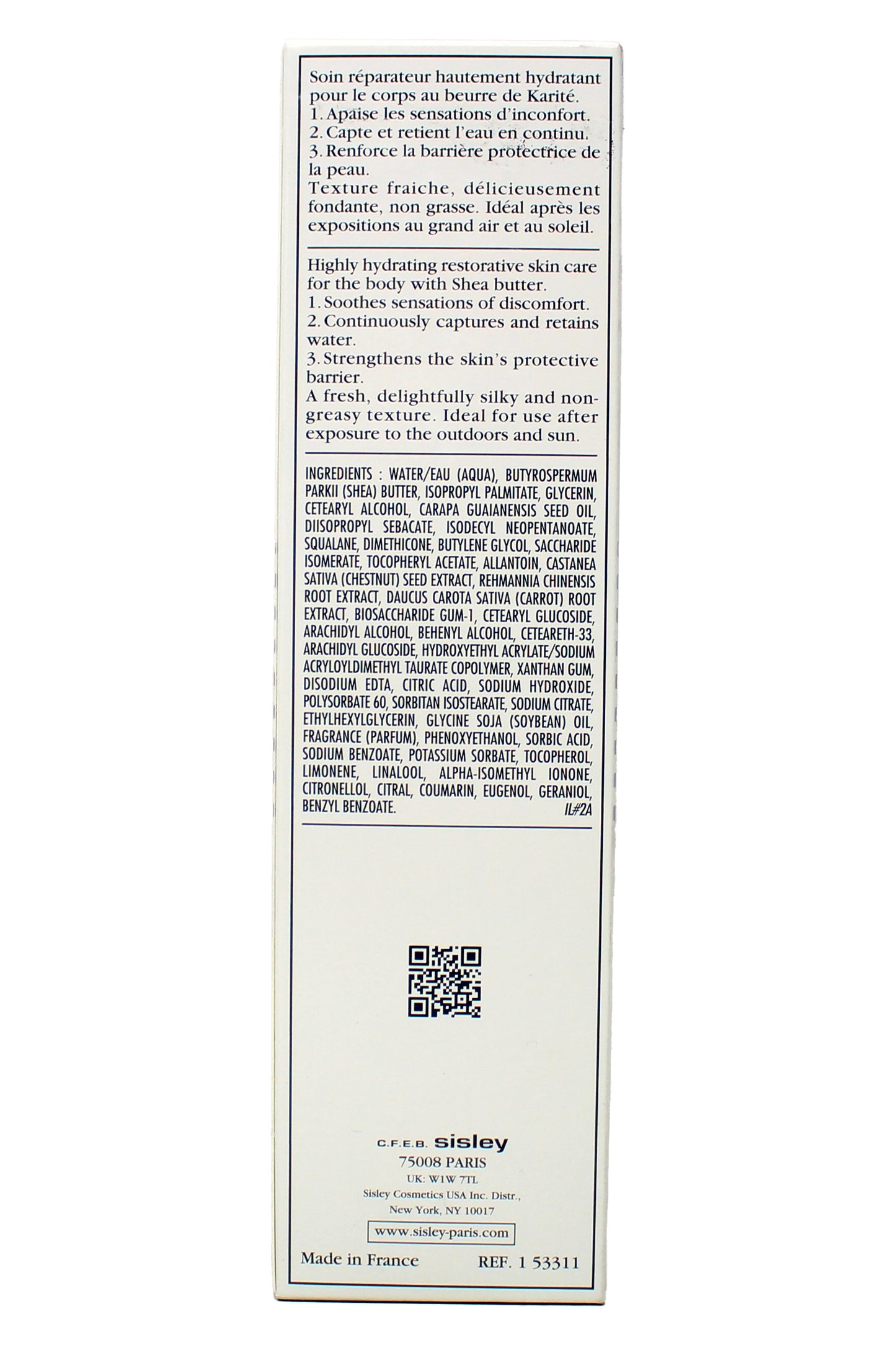 Sisley Restorative Hydrating Body Cream 6.7 Ounces