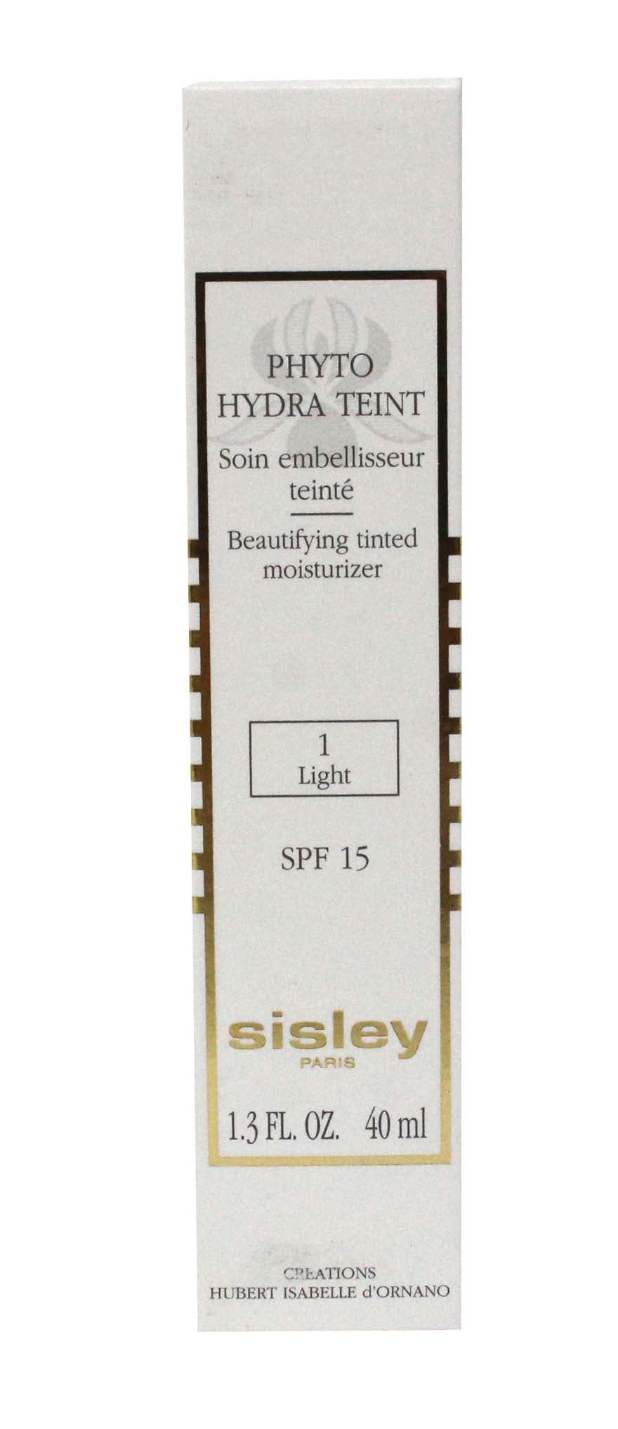 Sisley Paris Phyto Hydra Teint Beautifying Tinted Moisturizer SPF 15, 1 Light, 1.3 Ounce
