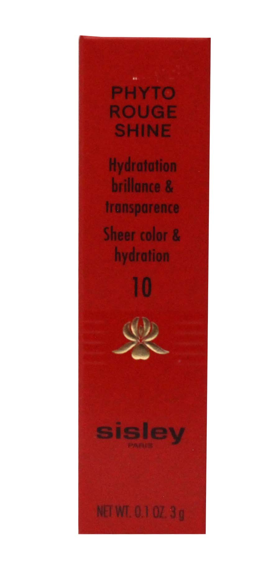 Sisley Paris Phyto Rouge Shine Sheer Lip Color and Hydration 10 Sheer Nude 0.1 Ounce