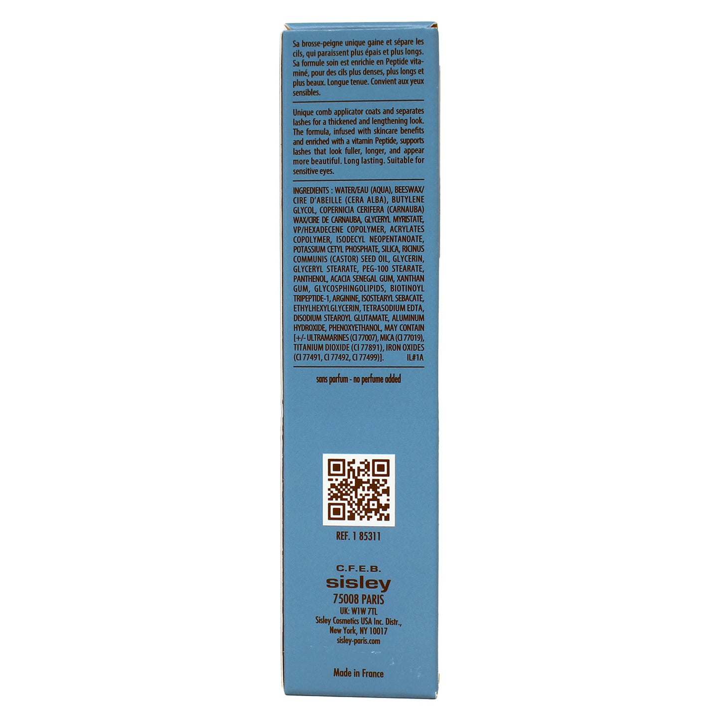 Sisley So Intense Thickening Mascara #1 Deep Black 0.25 Ounces