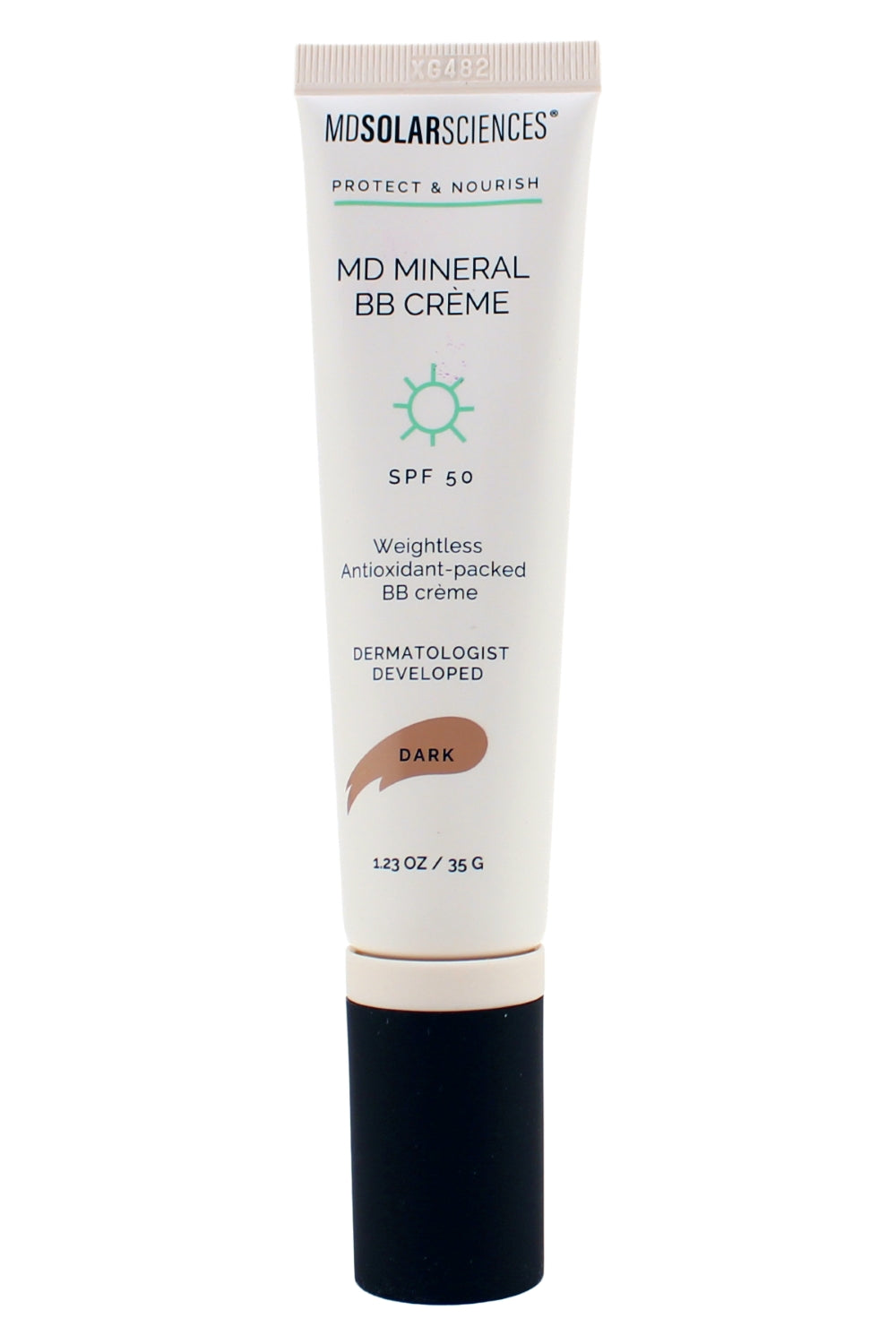 Mdsolarsciences Mineral BB Cream SPF 50 - Tinted Sunscreen for Face - Dark 1.23 Ounce