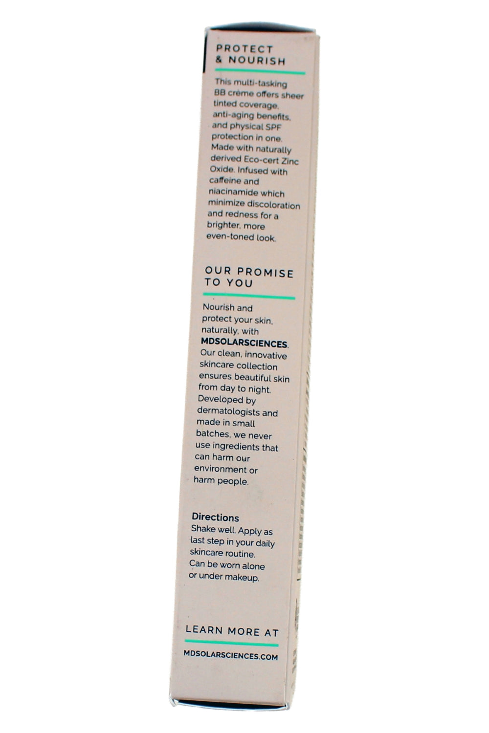 Mdsolarsciences Mineral BB Cream SPF 50 - Tinted Sunscreen for Face - Dark 1.23 Ounce