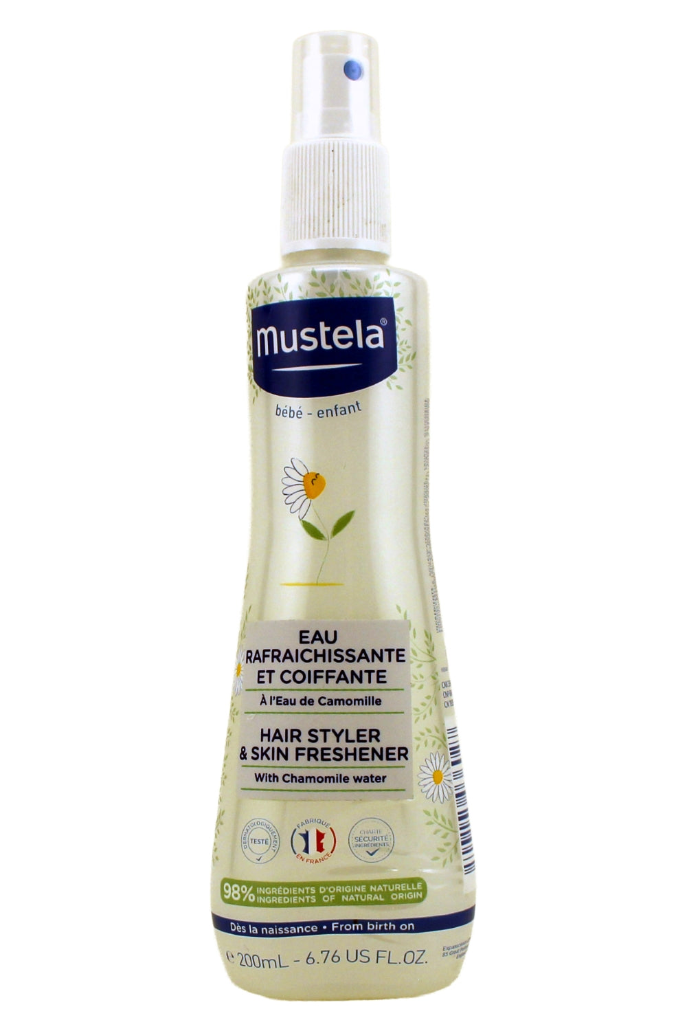 Mustela Baby Hair Styler & Skin Freshener With Chamomile Water 6.76 Ounces