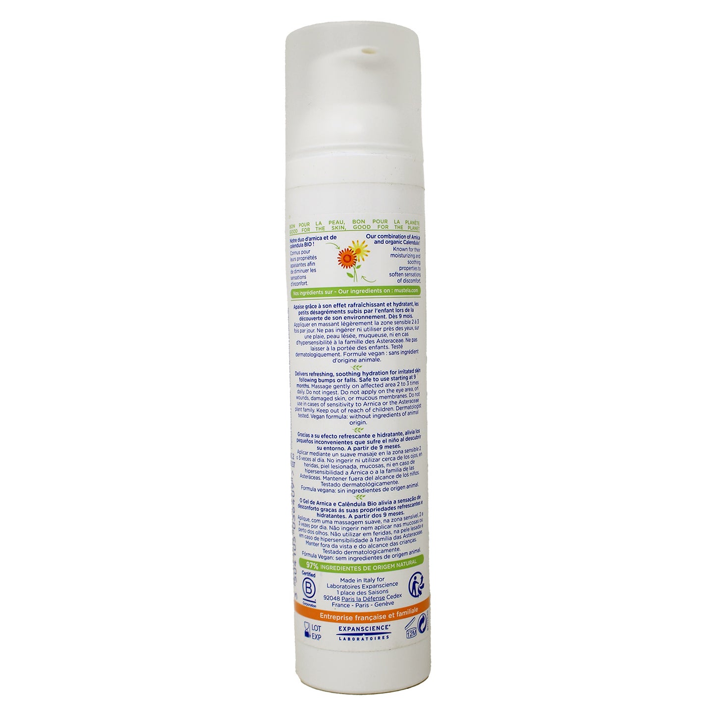 Mustela Baby Arnica Gel with Calendula - 3.38 fl. oz