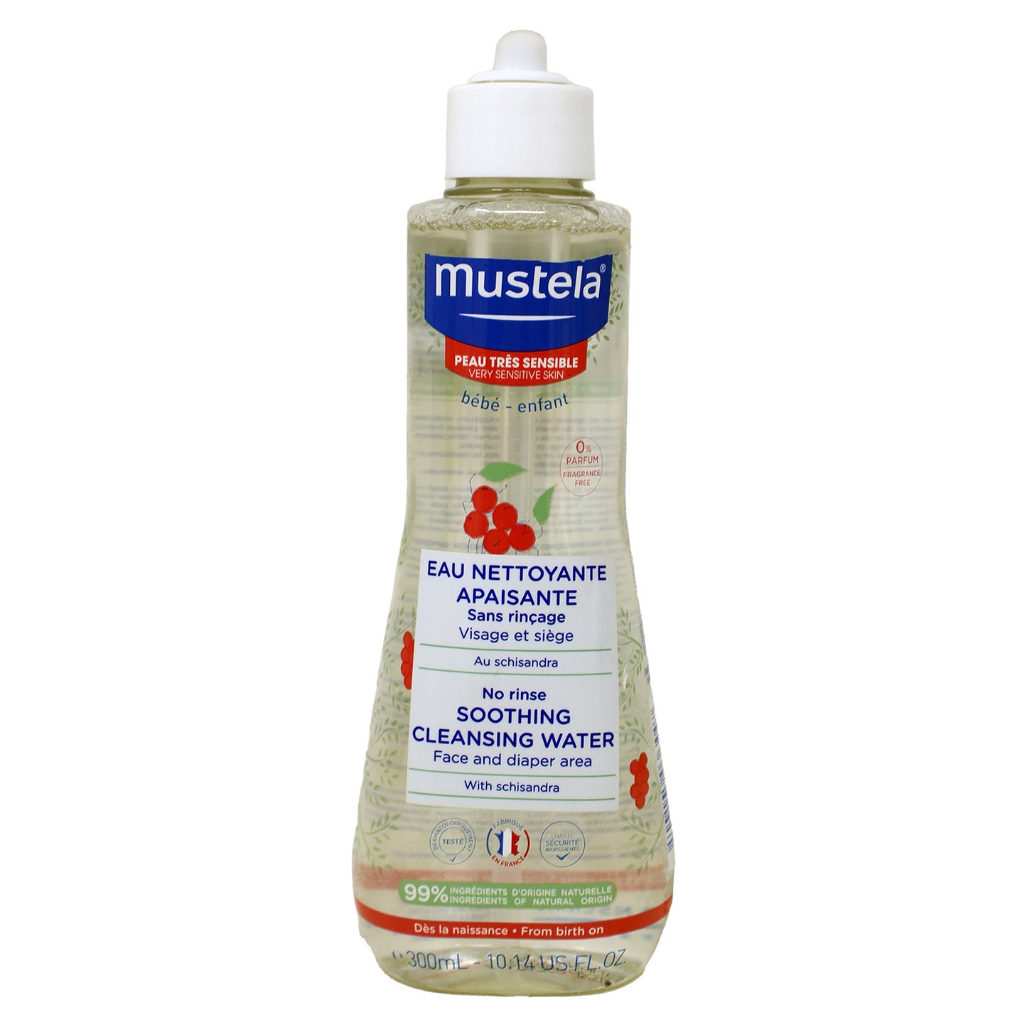 Mustela Baby Soothing Cleansing Water, 10.14 fl. oz.