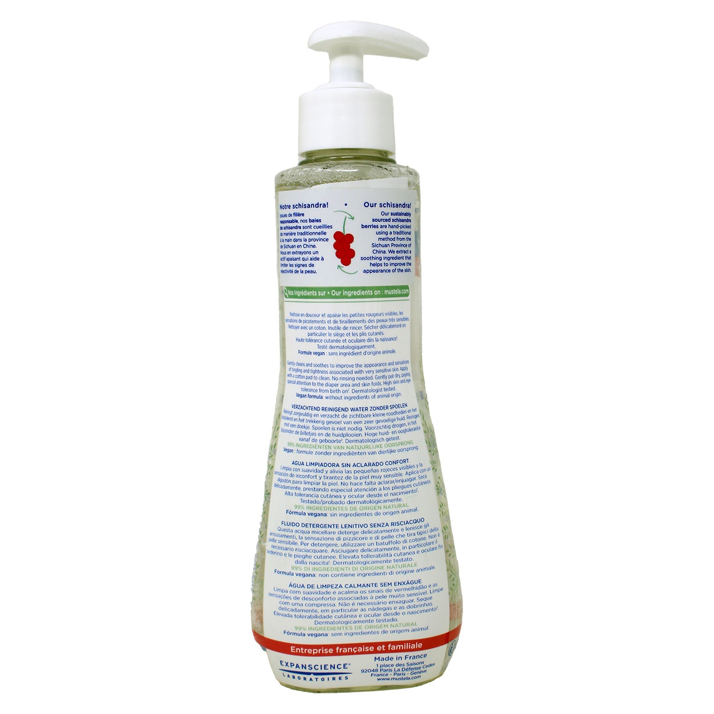 Mustela Baby Soothing Cleansing Water, 10.14 fl. oz.