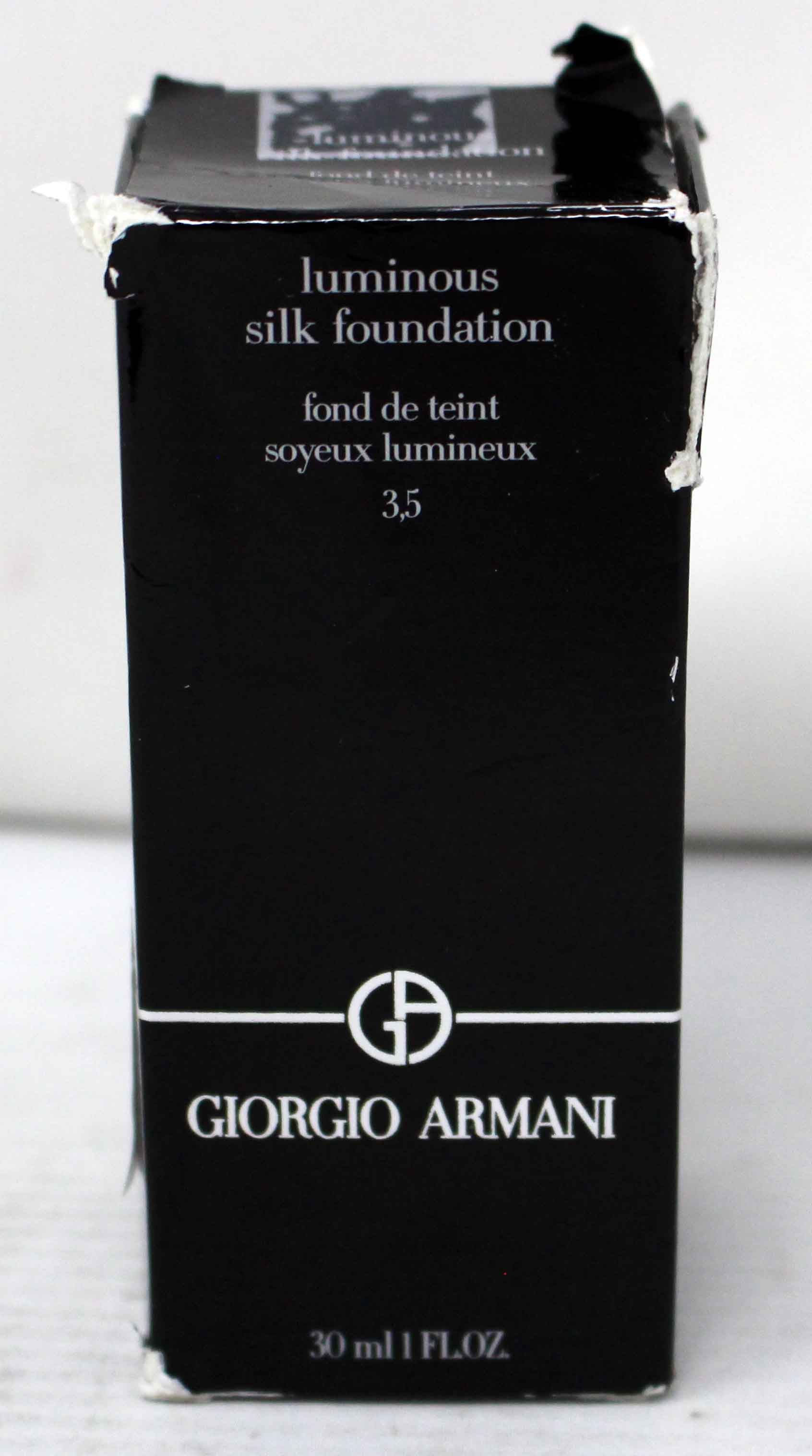 Giorgio Armani Luminous Silk Foundation #3.5 Light To Medium 1 Ounce