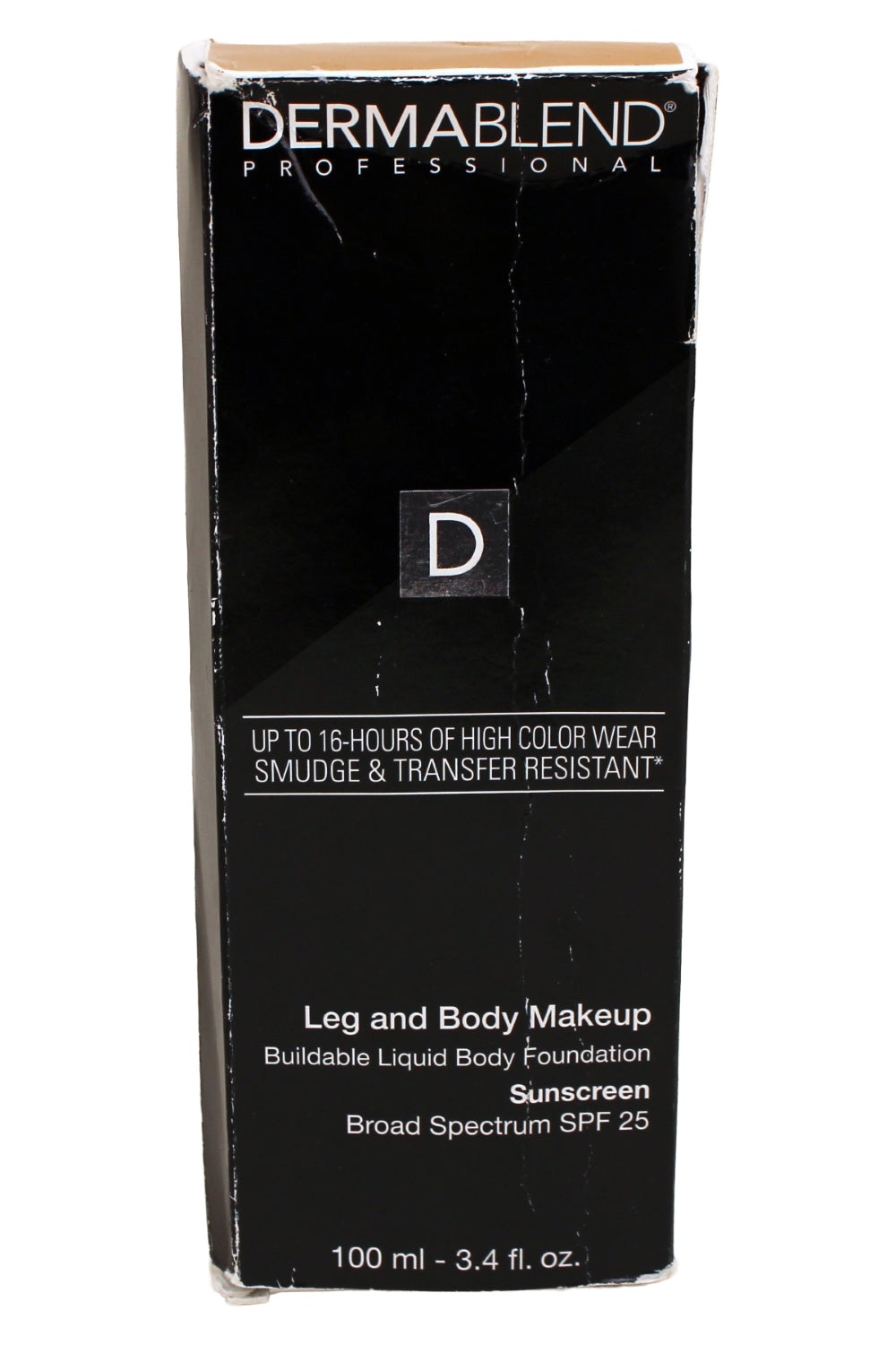 Dermablend Leg and Body Makeup Foundation, SPF 25, 40N Medium Natural, 3.4 oz