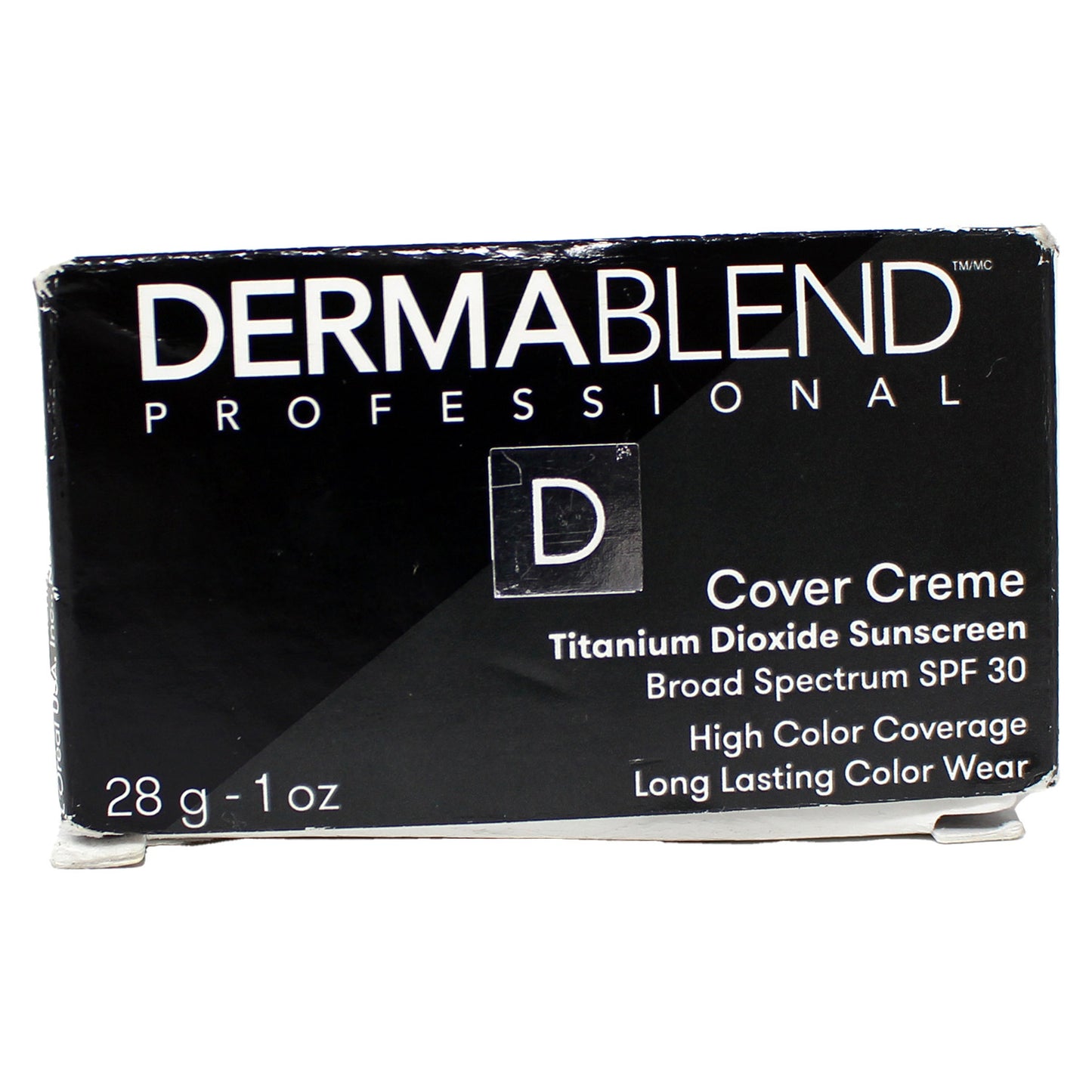 Dermablend Cover Creme Titanium Dioxide Sunscreen SPF30 High Coverage 1 Oz