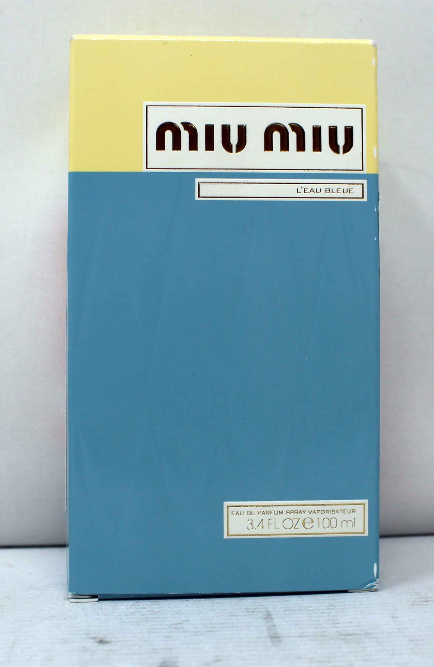 Miu Miu L'Eau Bleue Eau de Parfum Spray 3.4 Ounce