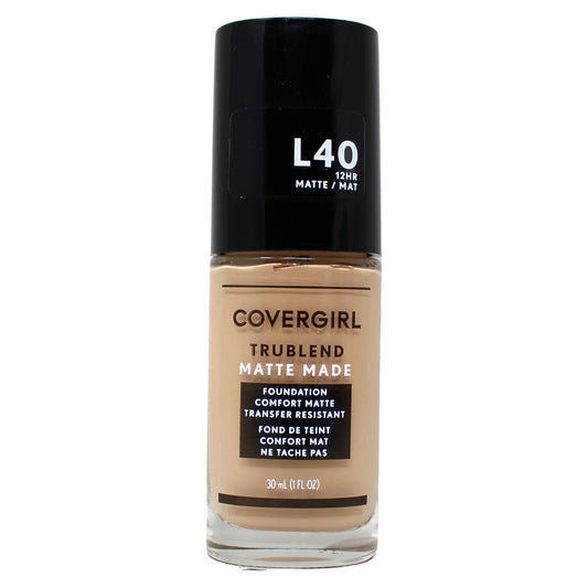 CoverGirl Trublend Matte Made Foundation L40 Classic Ivory 1 Fluid Ounce