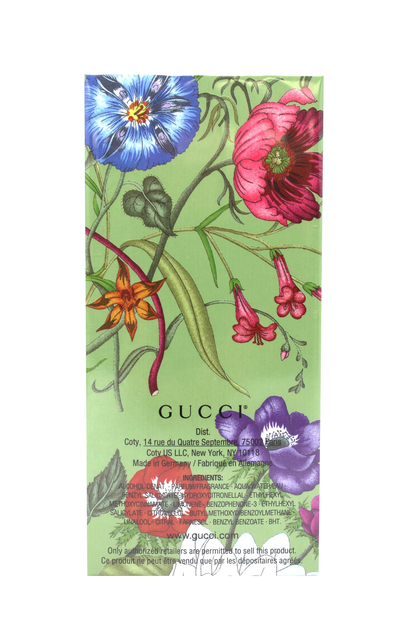 Gucci Flora Limited Edition Emerald Gardenia Eau De Toilette 3.3 Ounces