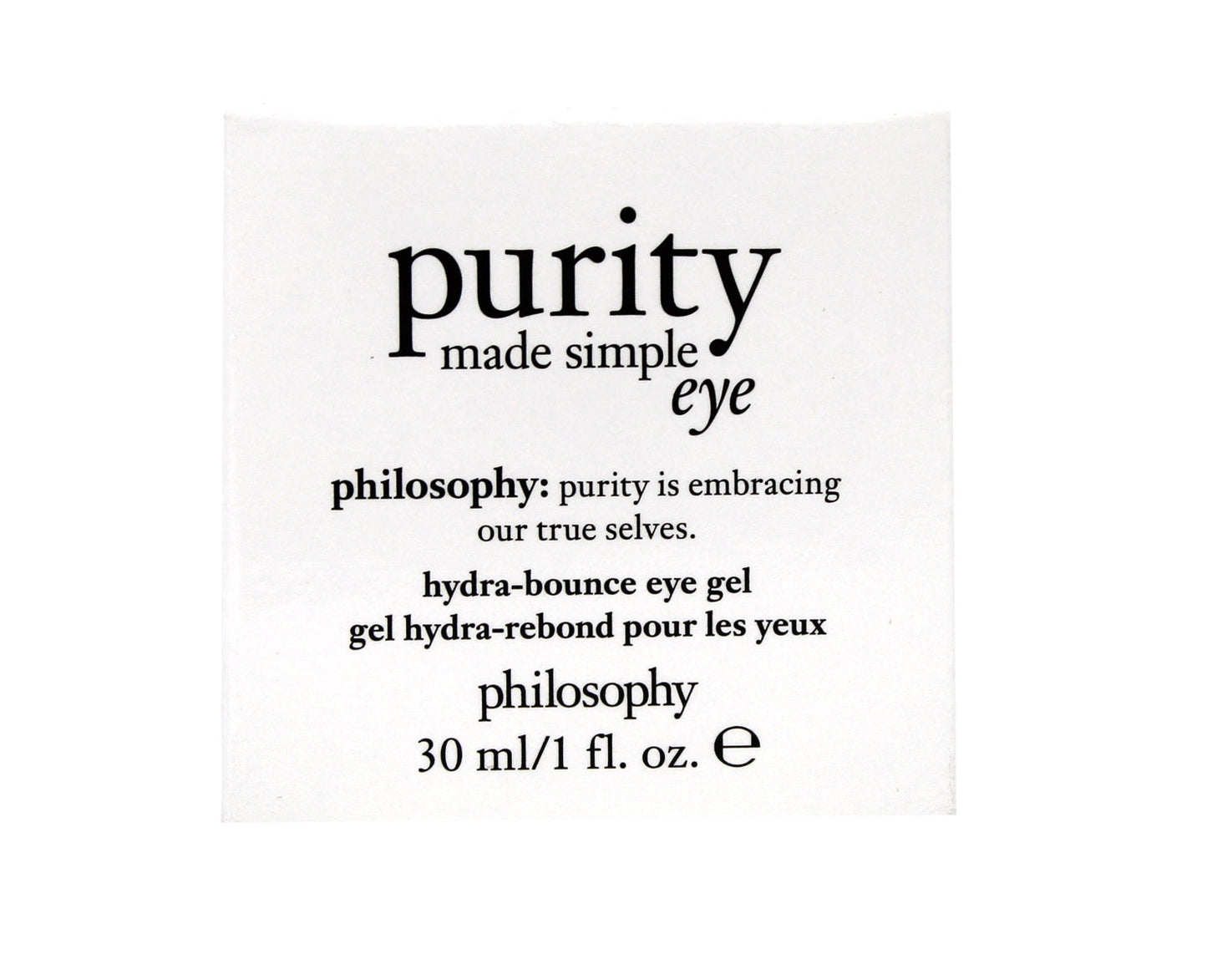 Philosophy Purity Hydra-Bounce Eye Gel 1 Ounce