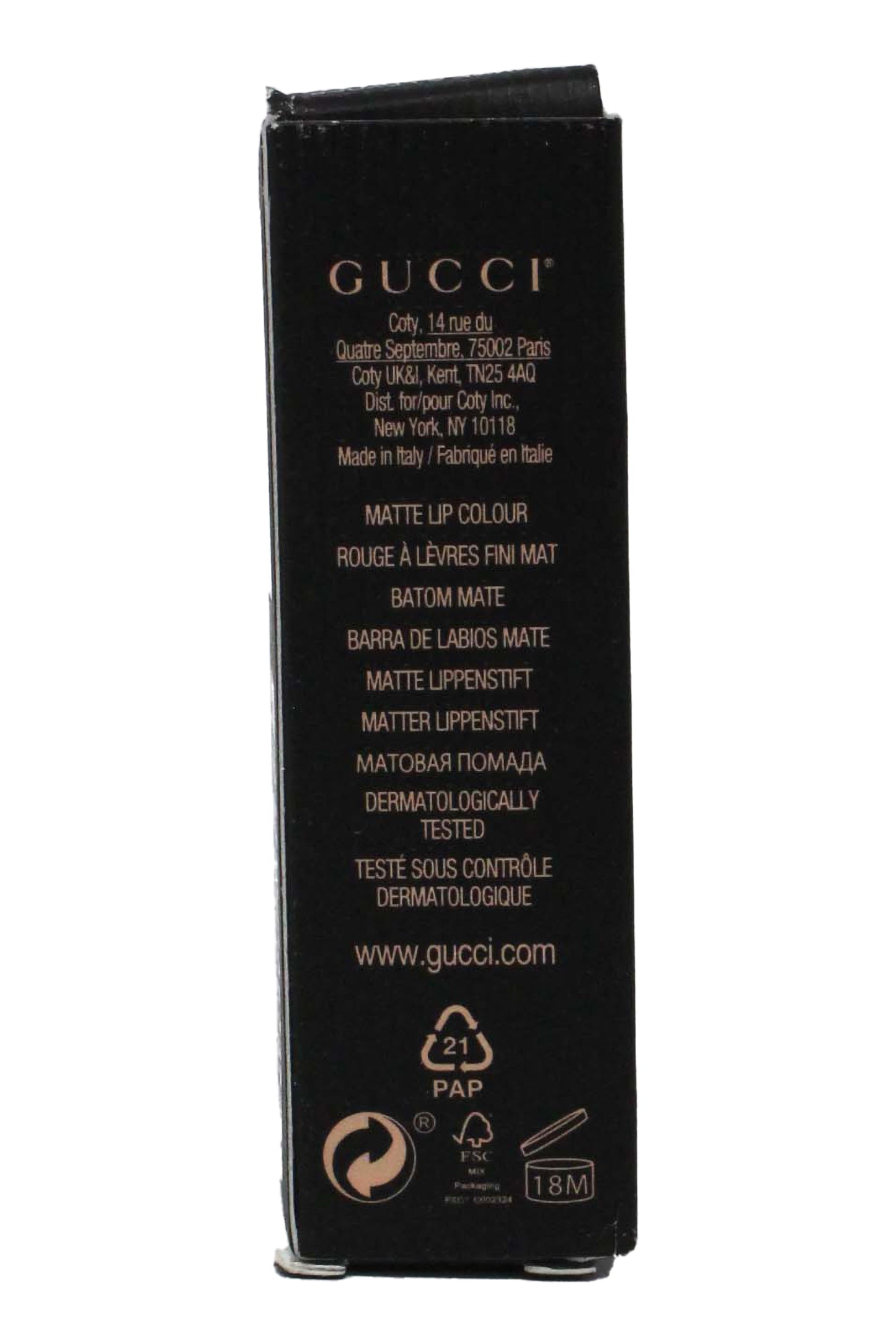 Gucci Velvet Matte Lipstick 505 Janet Rust 0.12 Ounces