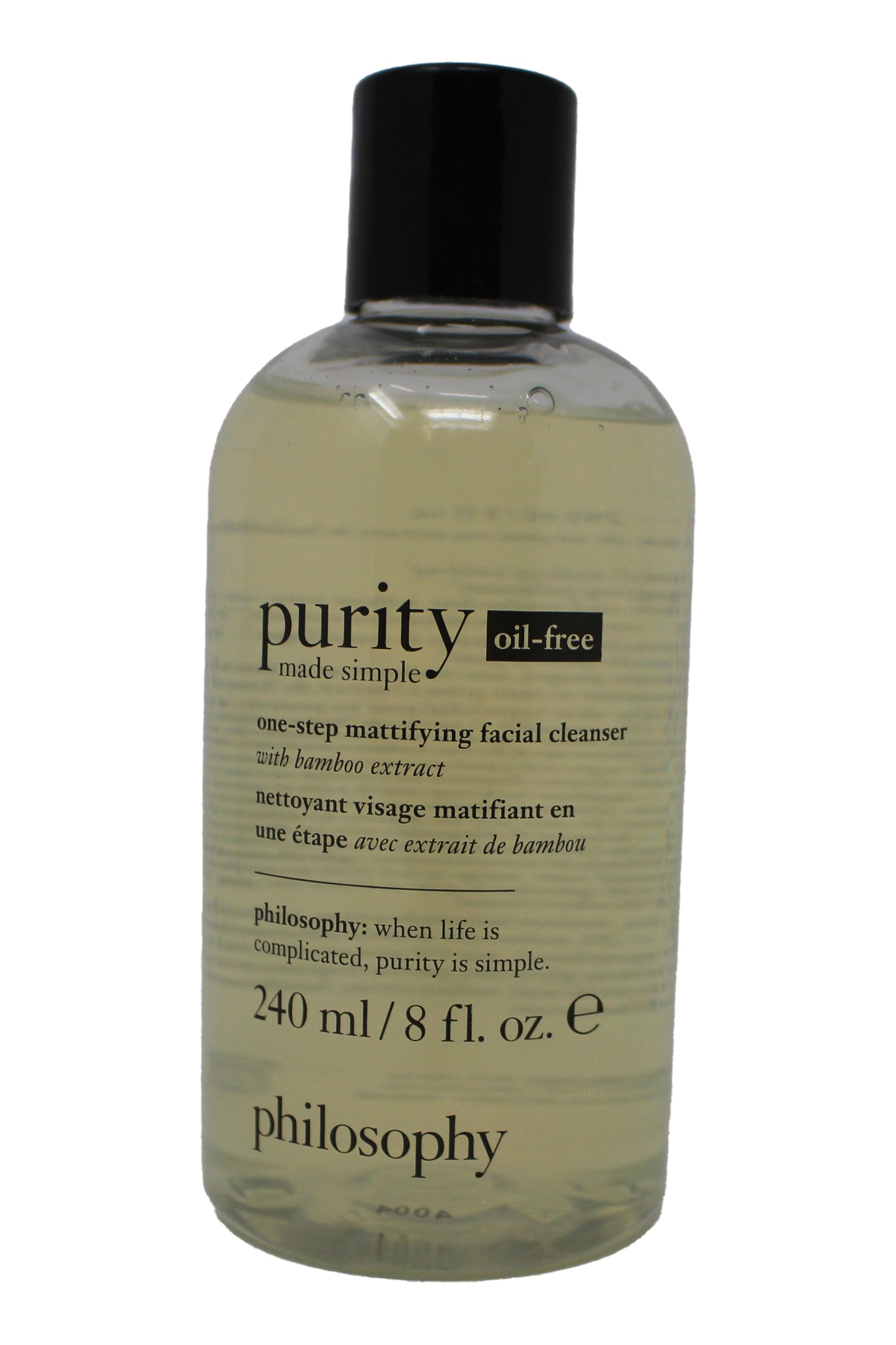 Philosophy Purity One-Step Mattifying Facial Cleanser Oil-Free 8 Ounces