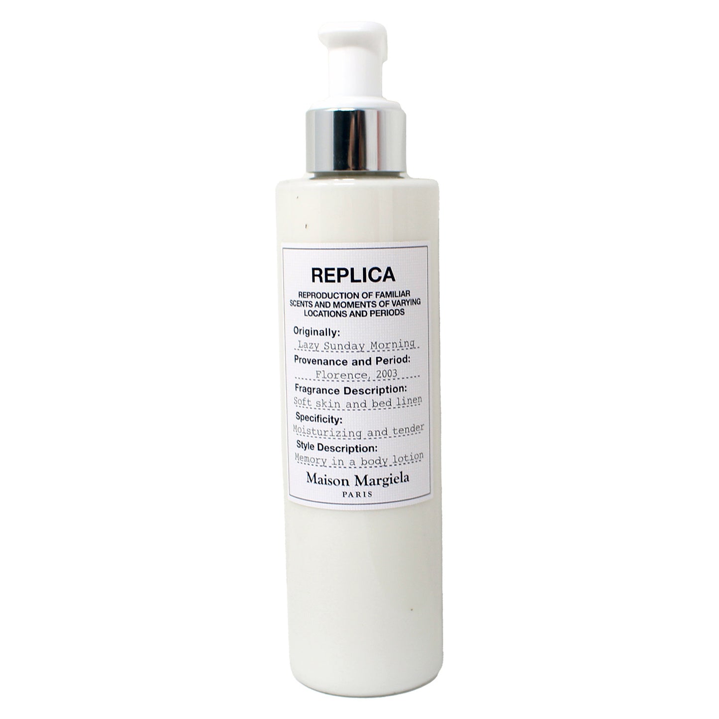 Maison Margiela Paris Replica Lazy Sunday Morning Perfumed Body Lotion 6.7 Fl Ounce