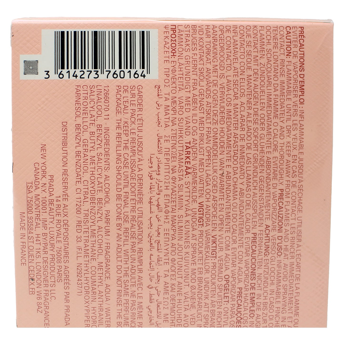Prada Paradoxe Eau De Parfum Refillable Spray 3 Fl Ounce