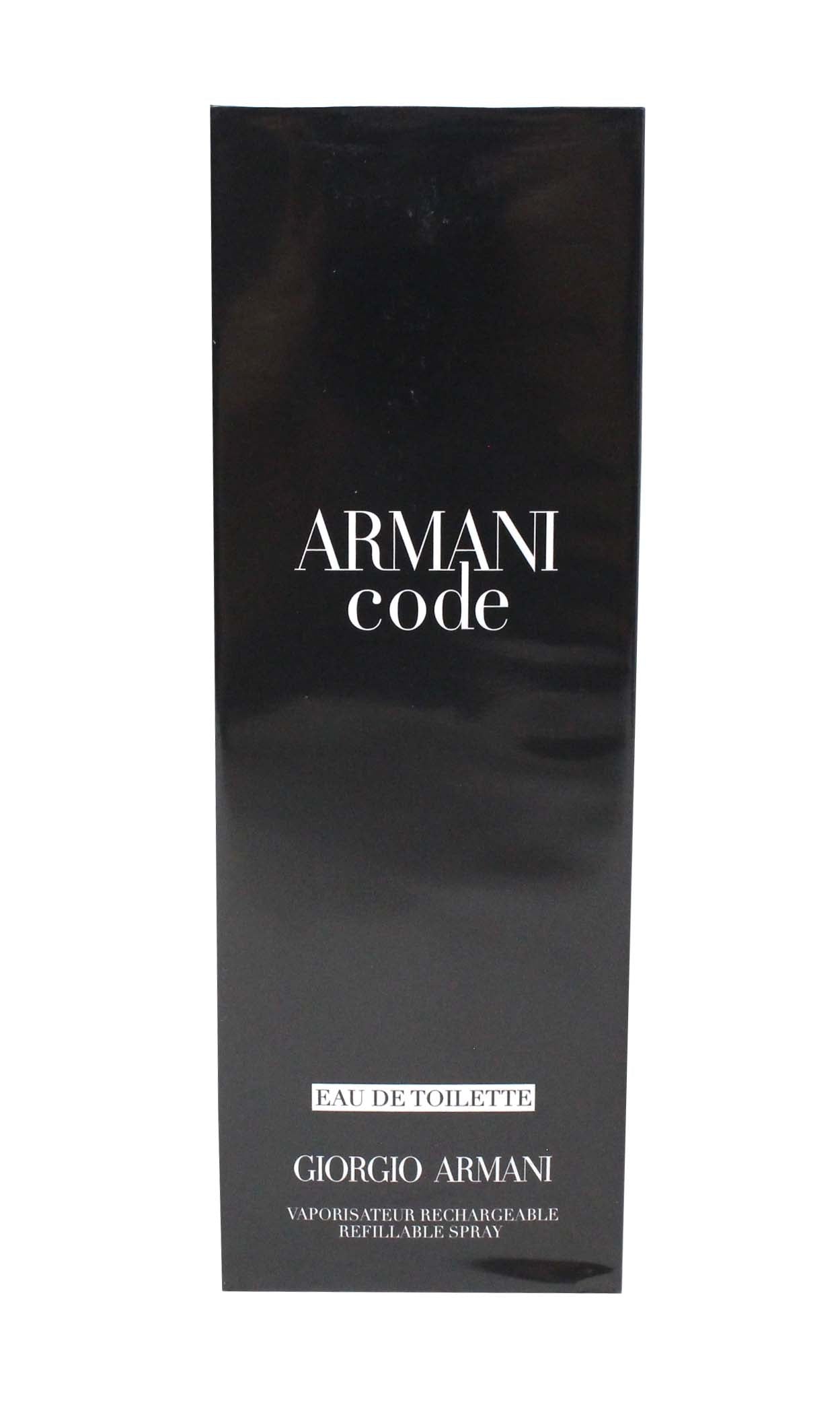 Giorgio Armani Code Refillable Eau De Toilette For Men 6.7 Ounces