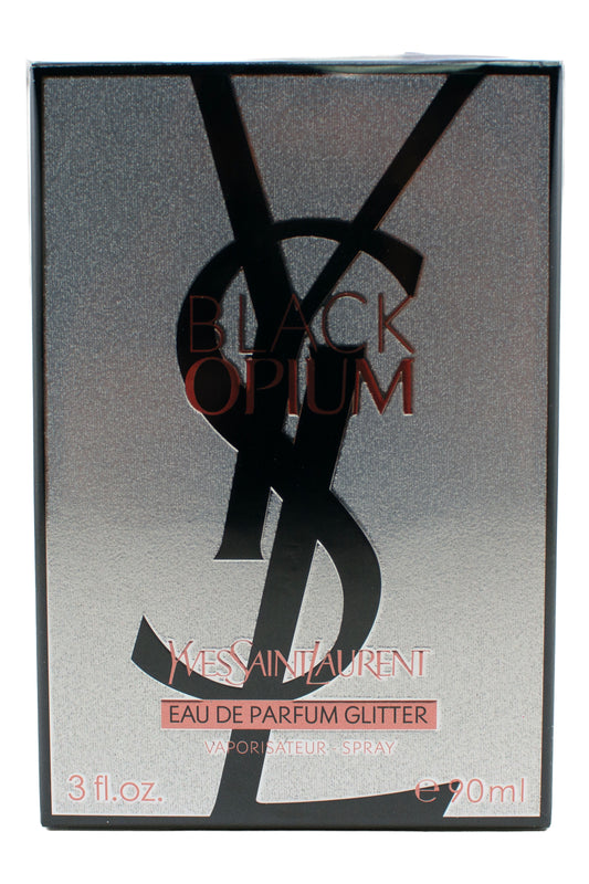 Yves Saint Laurent Black Opium Eau De Parfum Glitter 3 Ounce