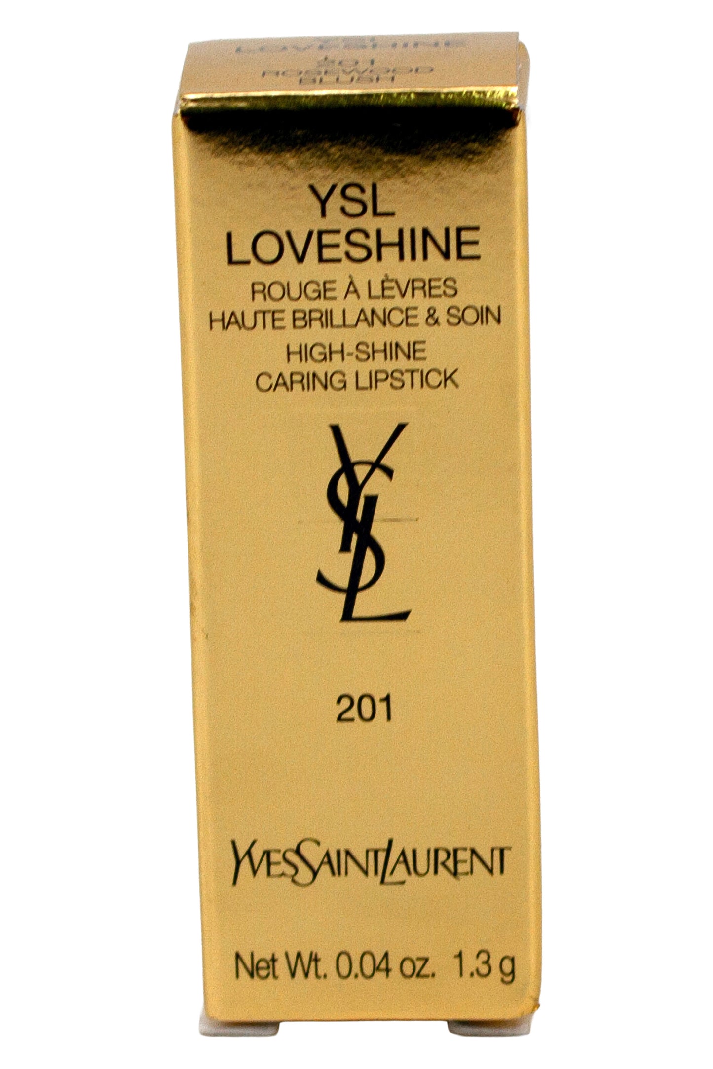 Yves Saint Laurent YSL Loveshine High-Shine Caring Lipstick 201 ROSEWOOD BLUSH .04 oz