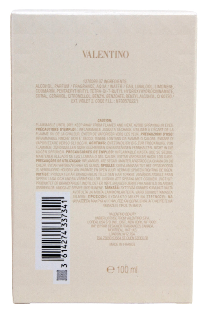 Valentino Uomo Born in Roma Ivory Eau de Toilette 3.4 Ounce