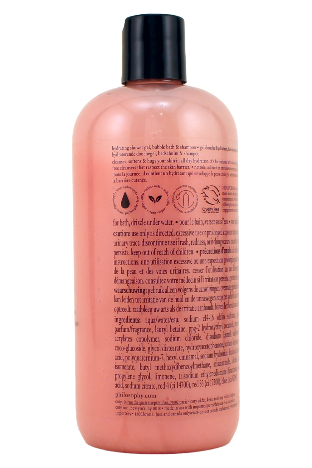 Philosophy Amazing Grace Intense Hydrating Shower Gel with Skin Bugging Moisture Complex 16 Fl Ounce
