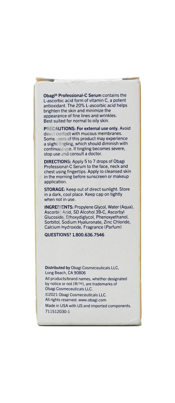 Obagi Professional-C Serum 20% Vitamin C Serum 1 Ounce