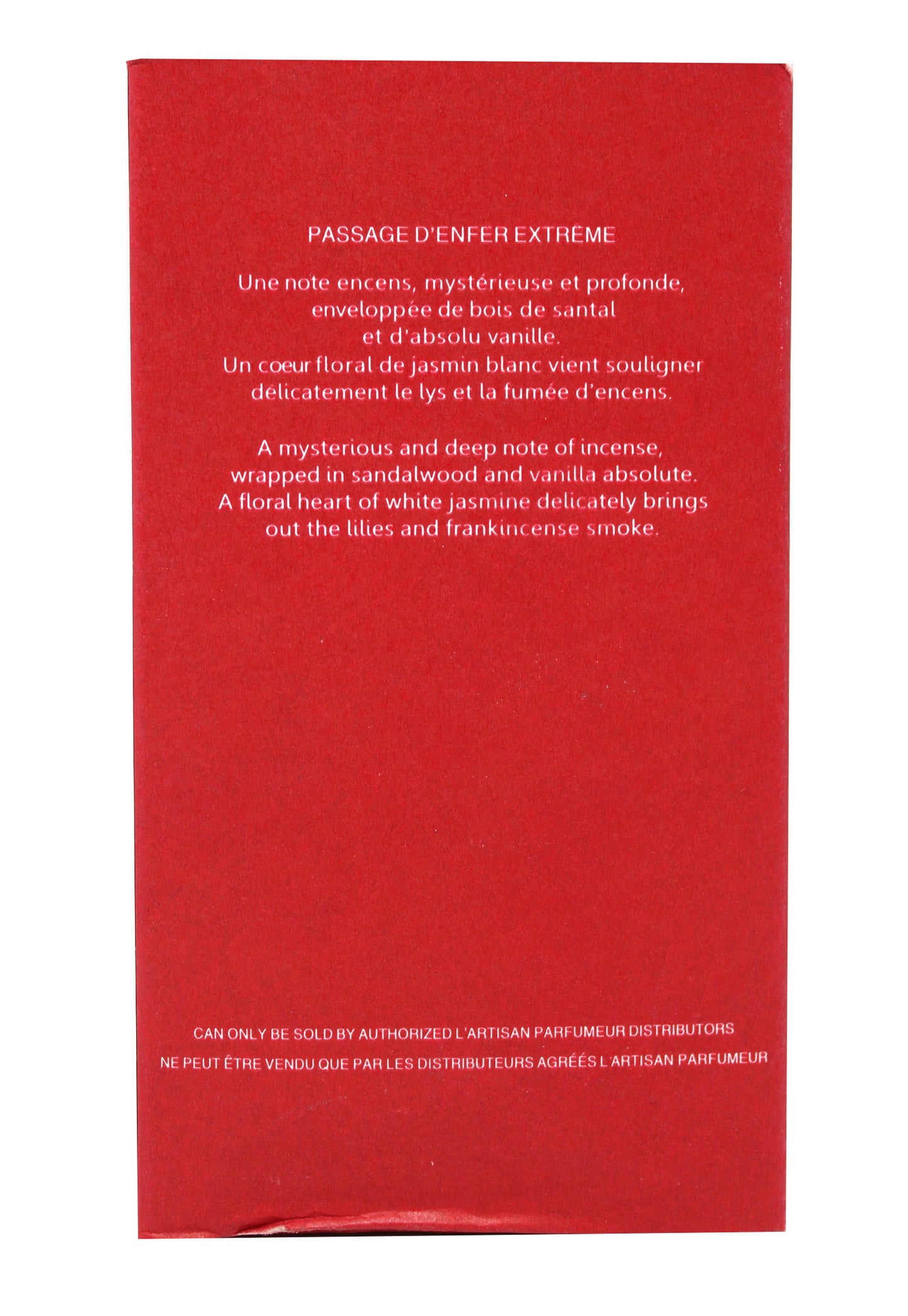 LArtisan Parfumeur Passage D'Enfer Extreme Olivia Giocobetti Eau De Parfum 100ml