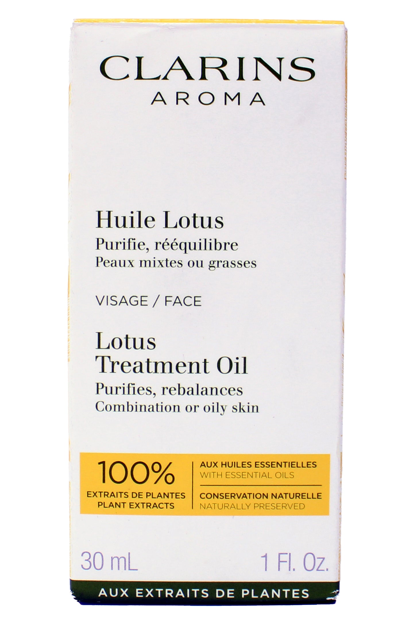 Clarins Aroma Lotus Treatment Oil for Combination or Oily Skin 1 Fl Ounce