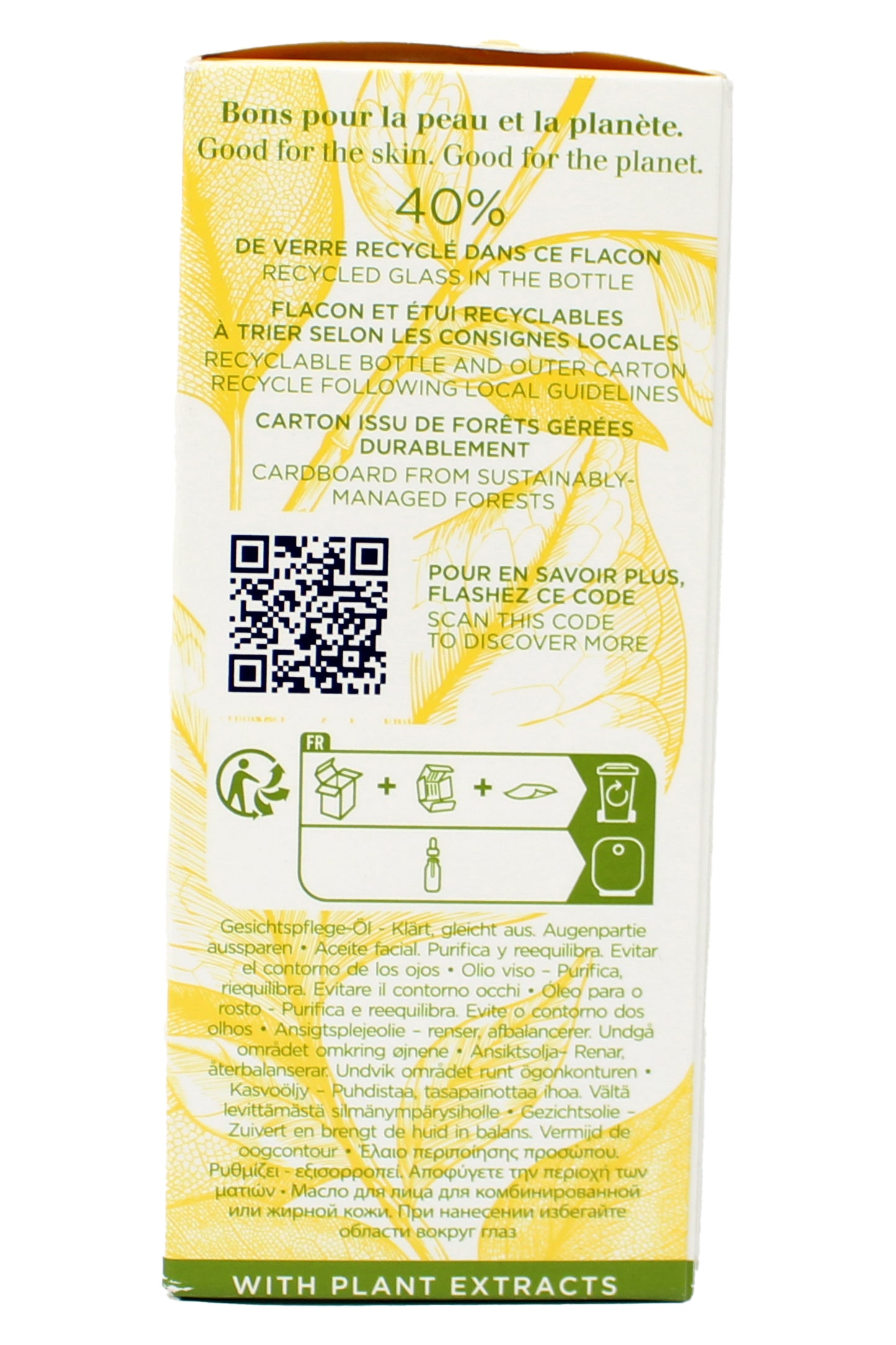 Clarins Aroma Lotus Treatment Oil for Combination or Oily Skin 1 Fl Ounce