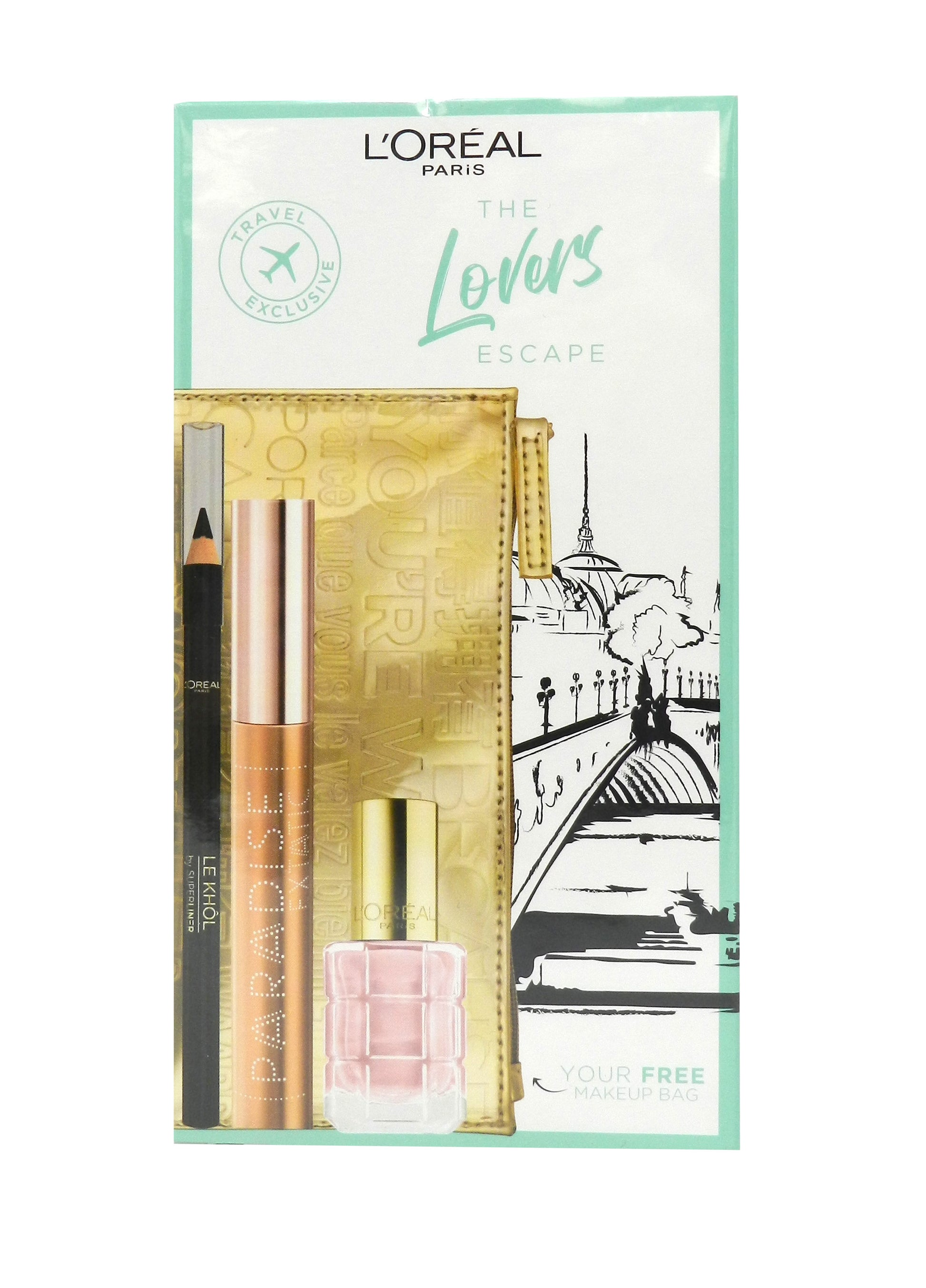 L'Oreal Paris Travel Exclusive The Lovers Escape Makeup Set