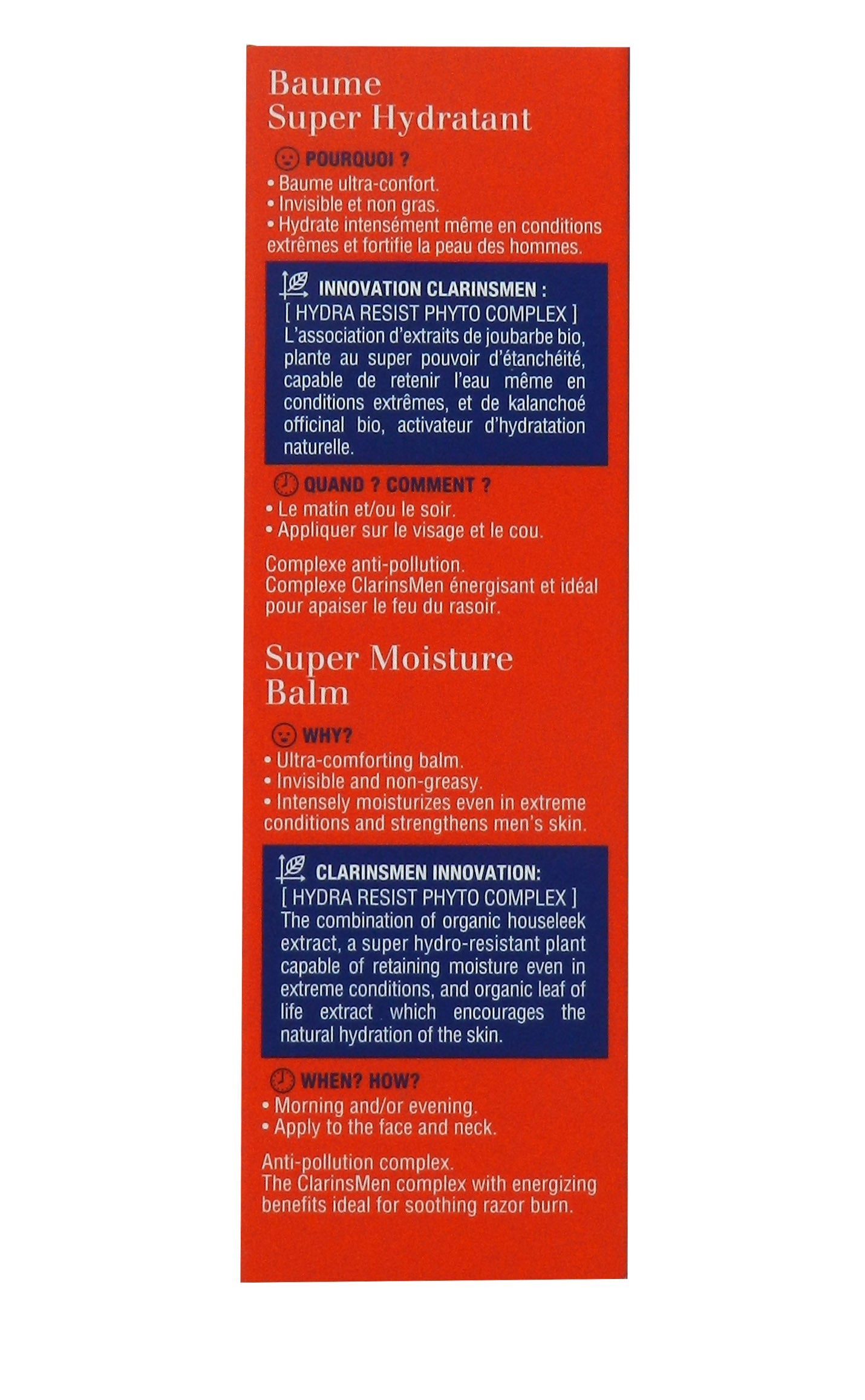 Clarins Men Super Moisture Balm 1.6 Ounces