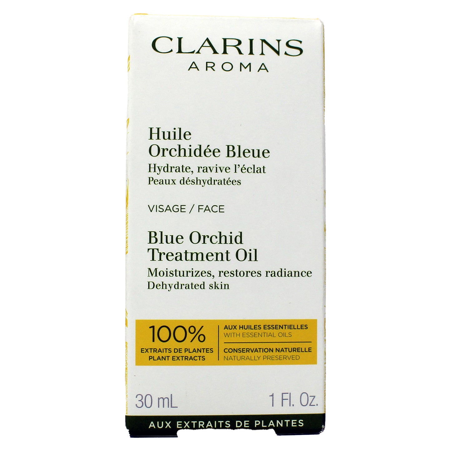 Clarins Blue Orchid Facial Treatment Oil 1 Ounce