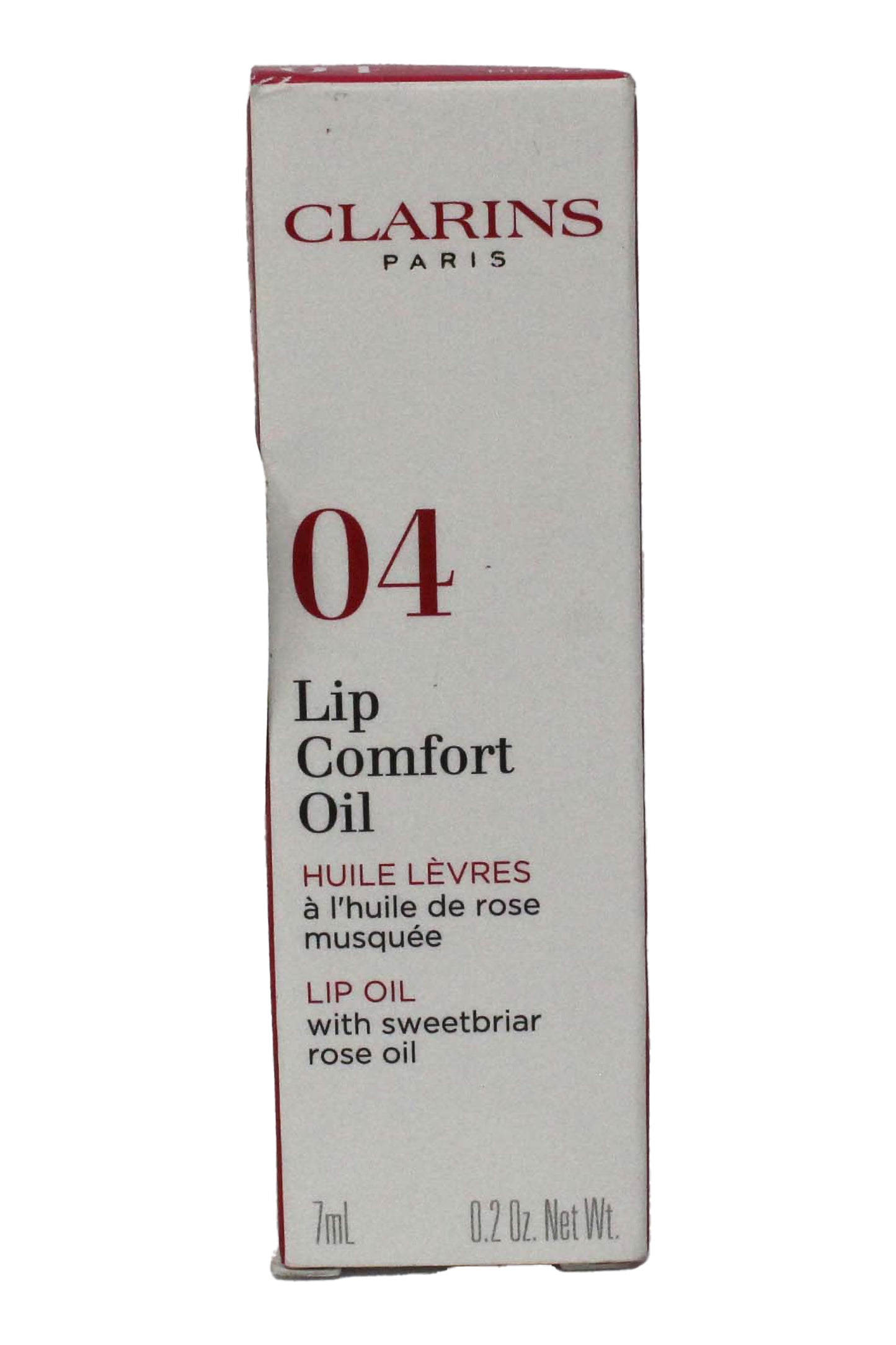 Clarins Lip Comfort Oil Soothes Lip Gloss 10 Rose Water 0.2 Ounce