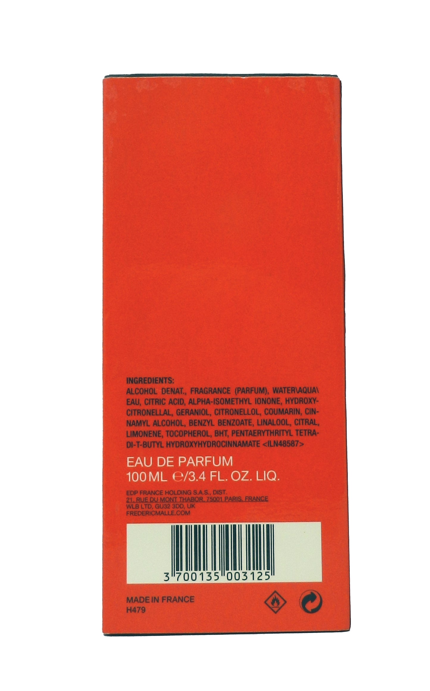 Frederic Malle Lipstick Rose Eau De Parfum 3.4 Oz