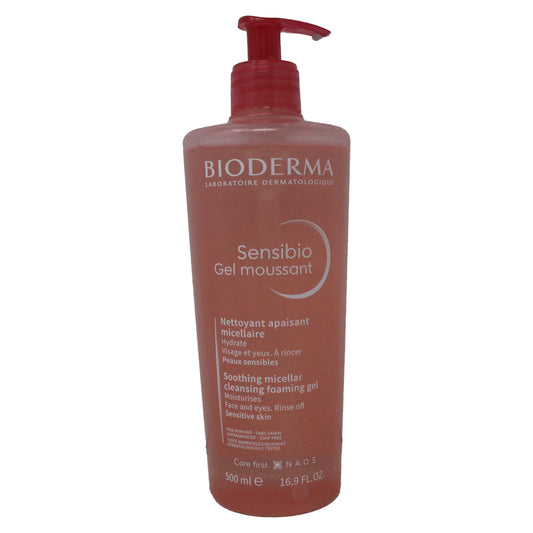 Bioderma Sensibio Foaming Gel, Unscented, 16.9 Fl Oz